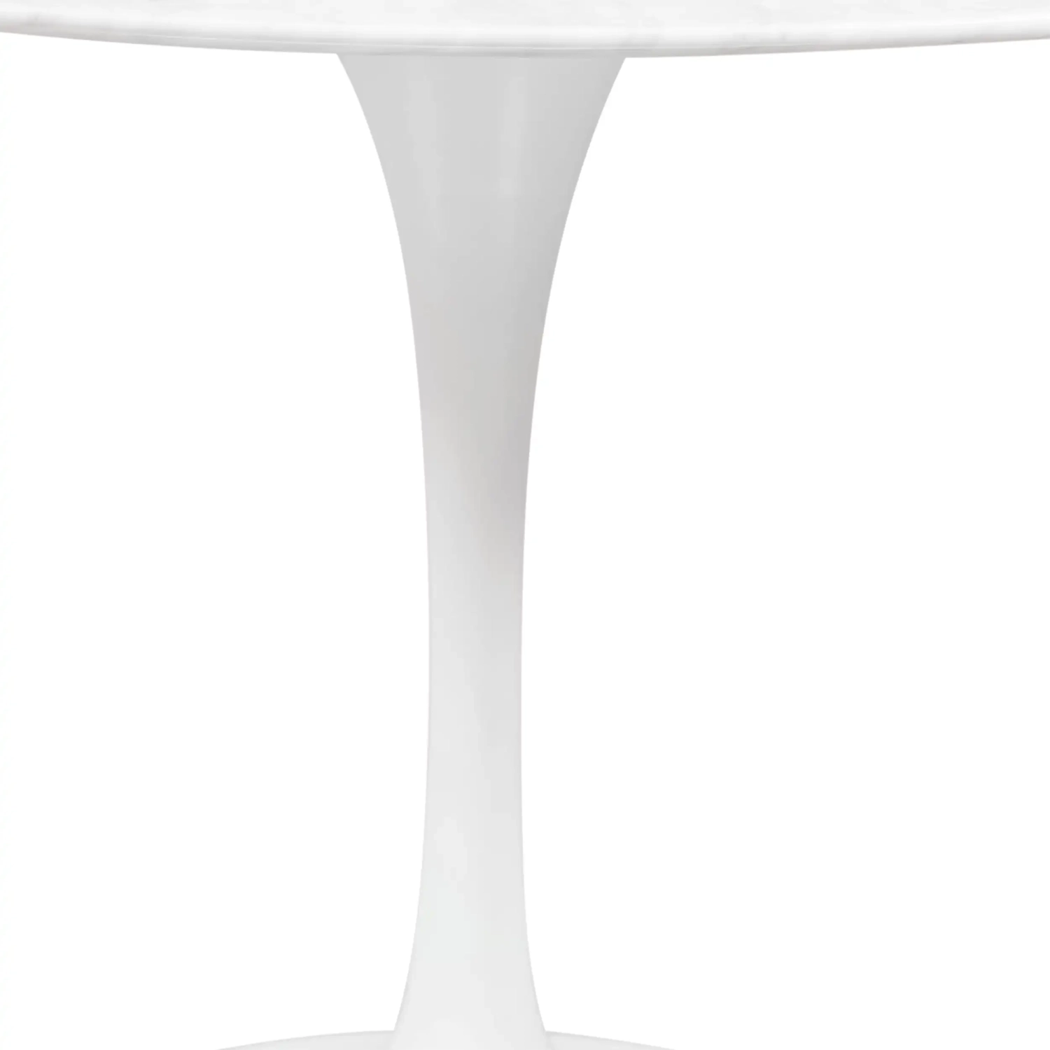 Mesa de Jantar Inspiration Tulip em Mármore Carrara 120cm - Móveis Design