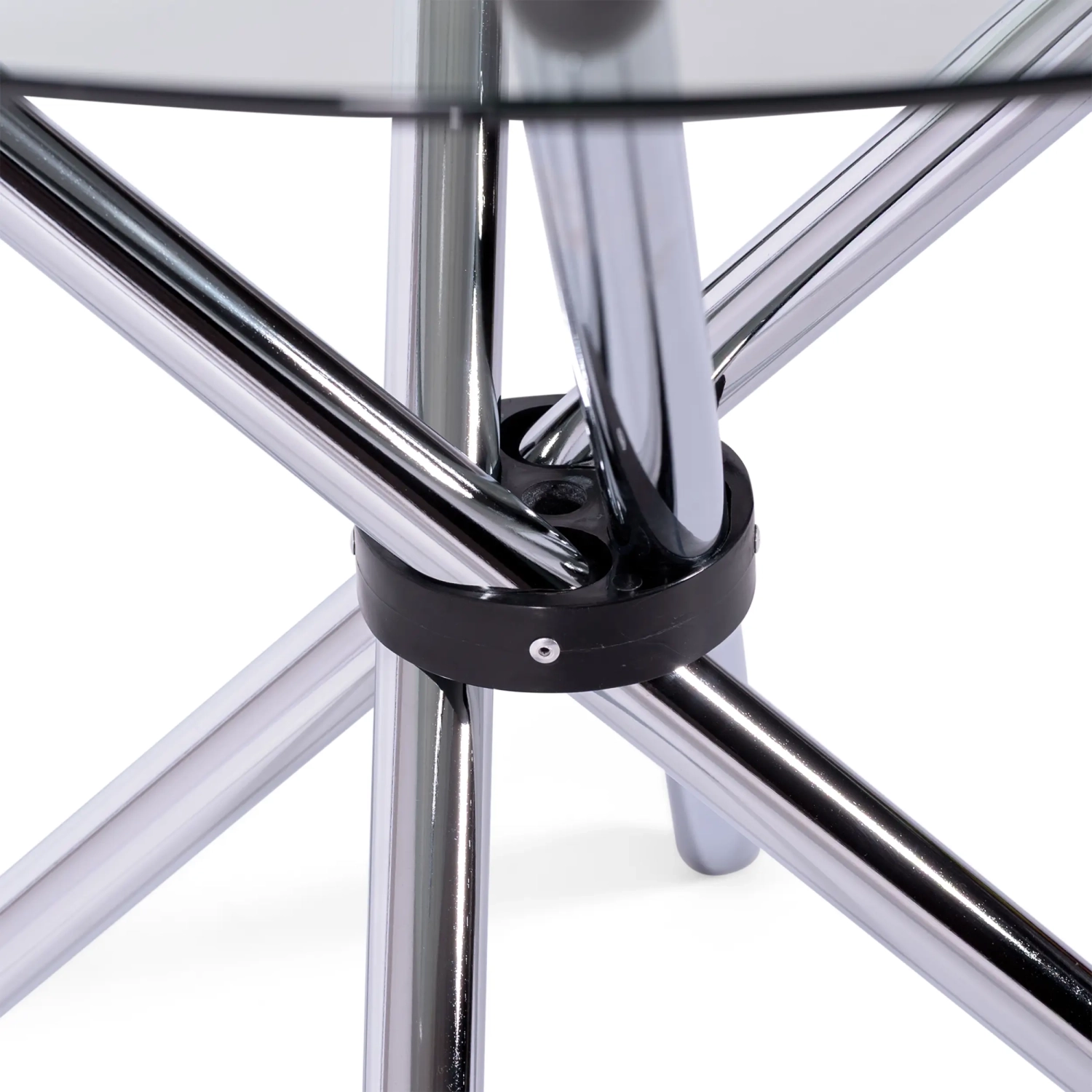 Tavolo rotondo in vetro 80 cm | Design moderno per cucina e sala da pranzo