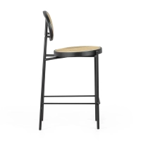 Tamborete Vintage Bar Preston Rattan Natural 65 cm - Mueble Design