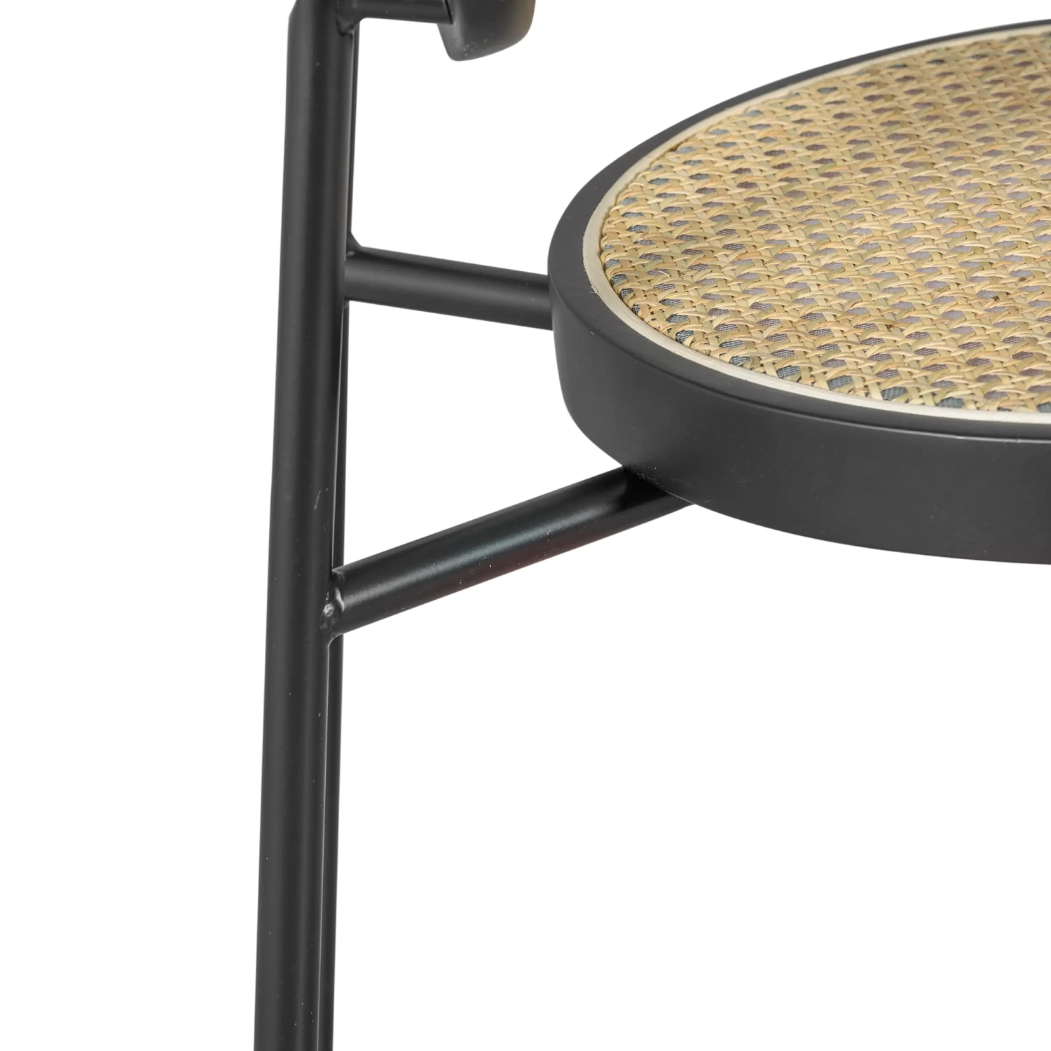 Barstoel Vintage Bar Preston Rotan, naturel 65 cm - Antiek Mobelarium