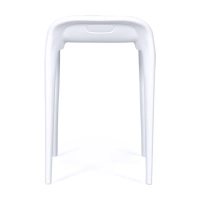 Taburete de diseño Didi 45 cm Blanco | Diseño Minimalista y Ligero