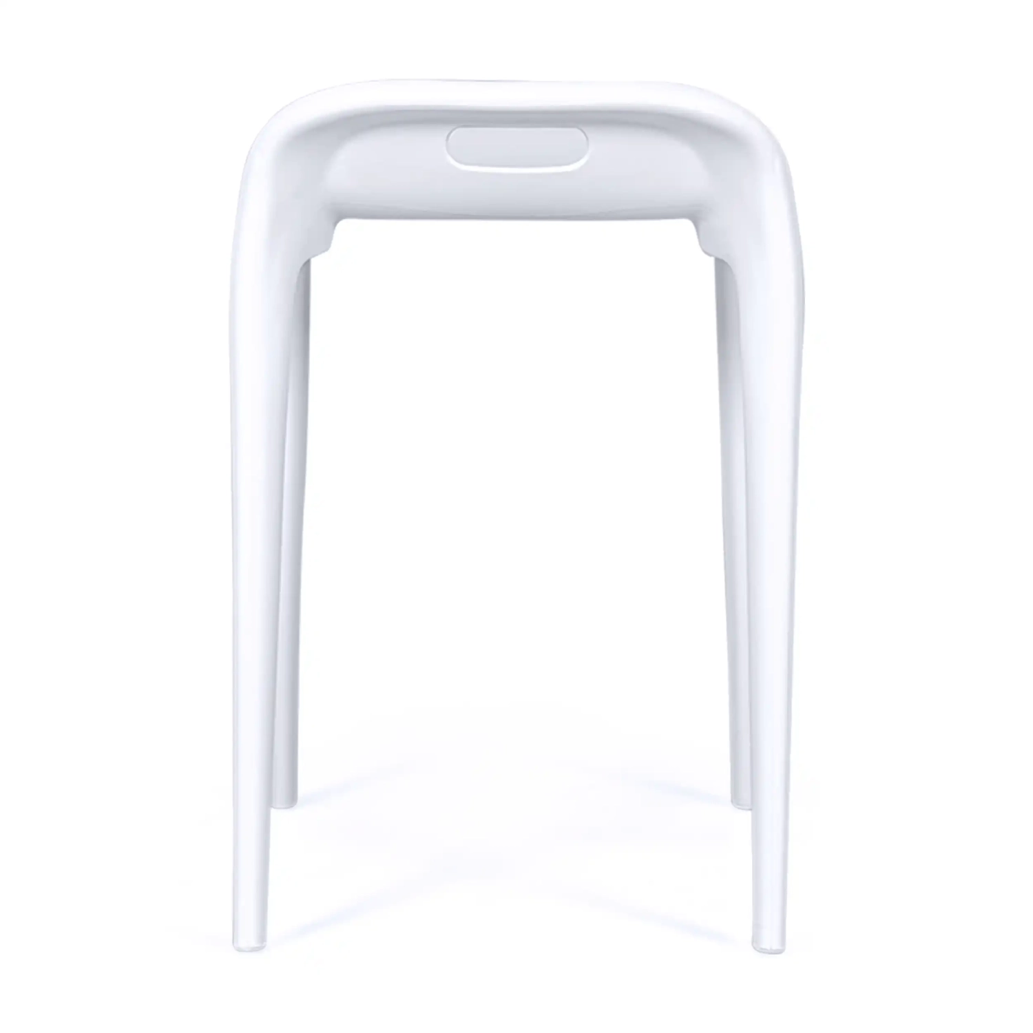 Stołek design Didi 45 cm Biały | Minimalistyczny i lekki design
