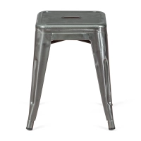 Stołek Metaliczny Bistro 45 cm | Styl industrialny Możliwość sztaplowania