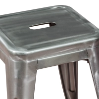 Jakkara Metallinen Bistro 45 cm | Industrial Style pinottava