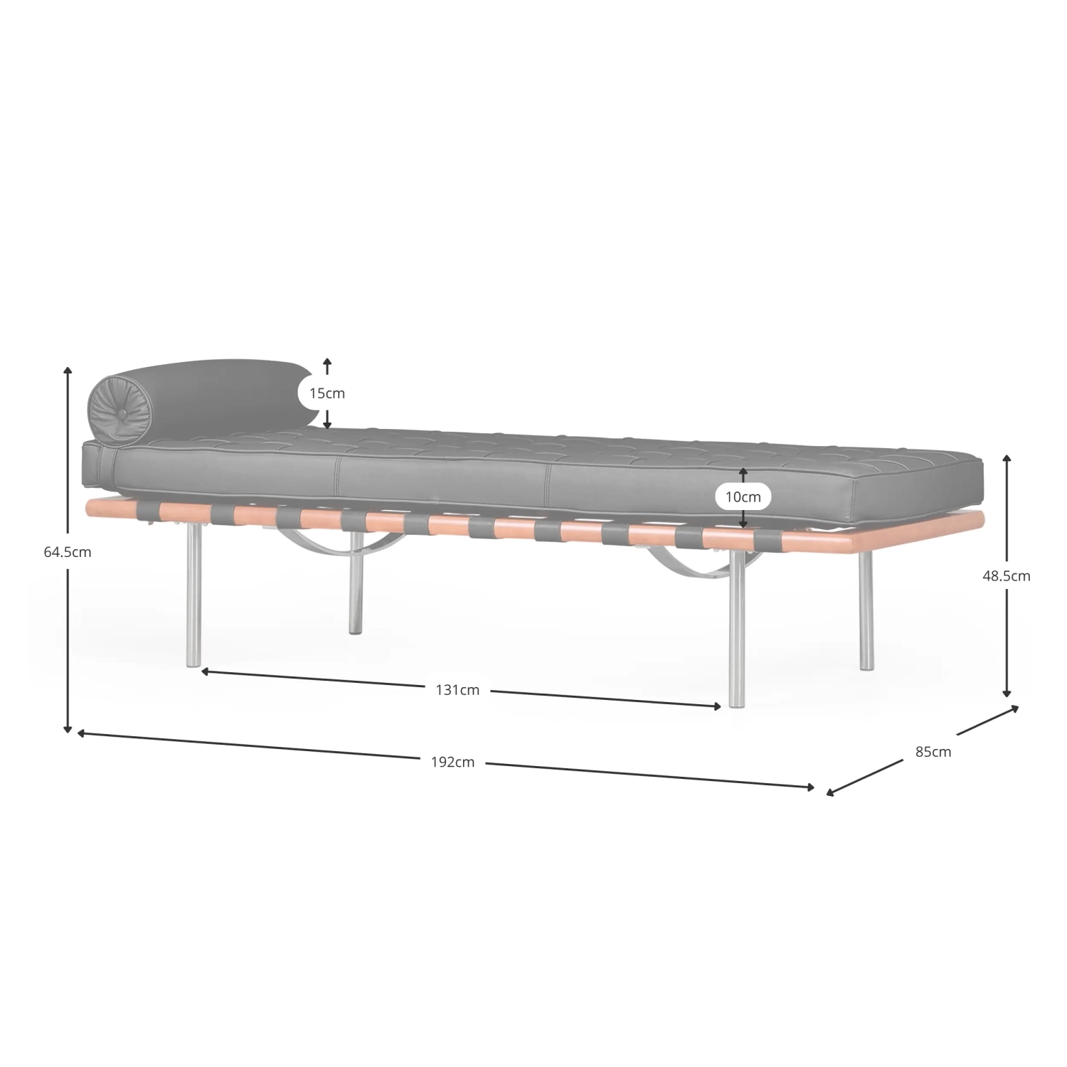 Barcelona Daybed Inspiration - Designkalusteet - Designhuonekalut