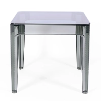 Ghost Square Esstisch 80 cm : Transparentes Modernes Design