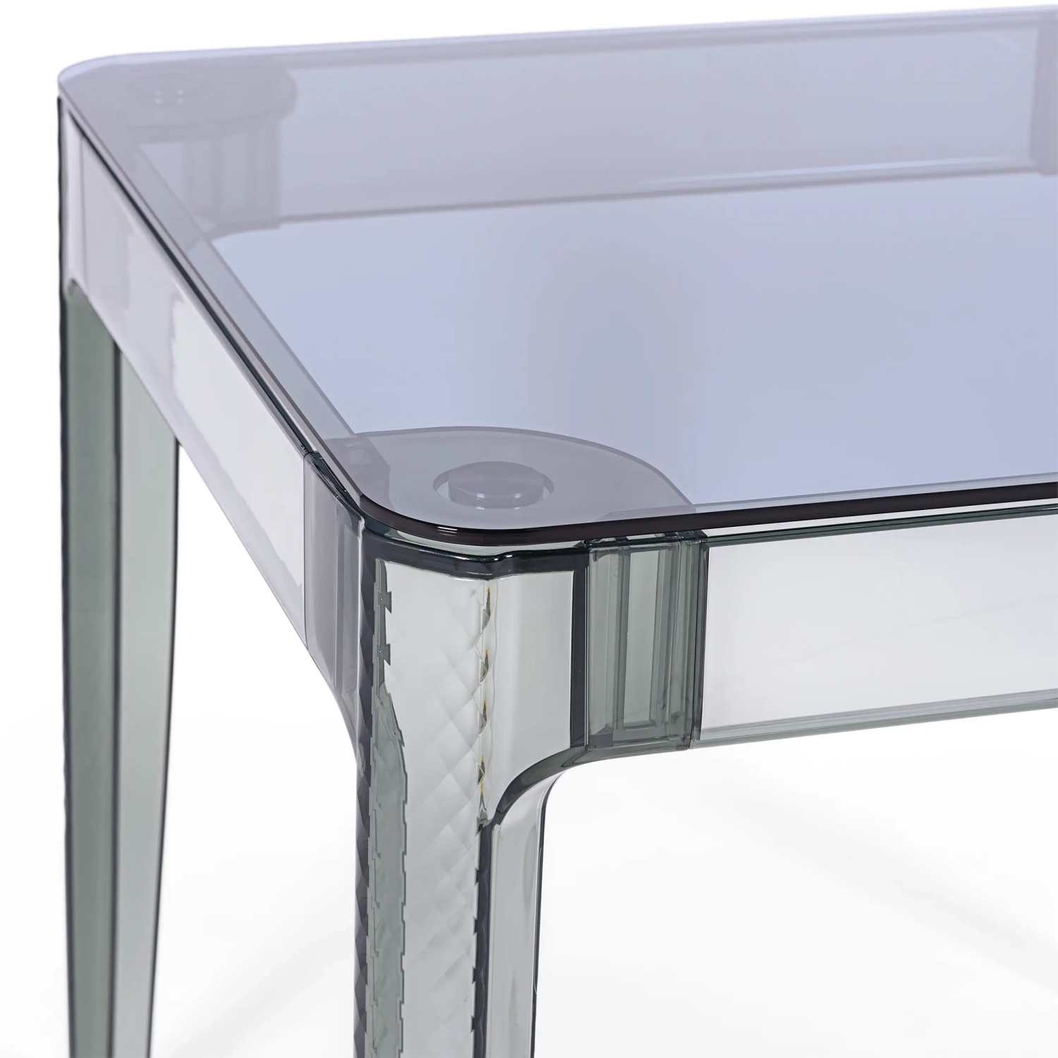 Ghost Vierkante Eettafel 80 cm : Transparant Modern Ontwerp