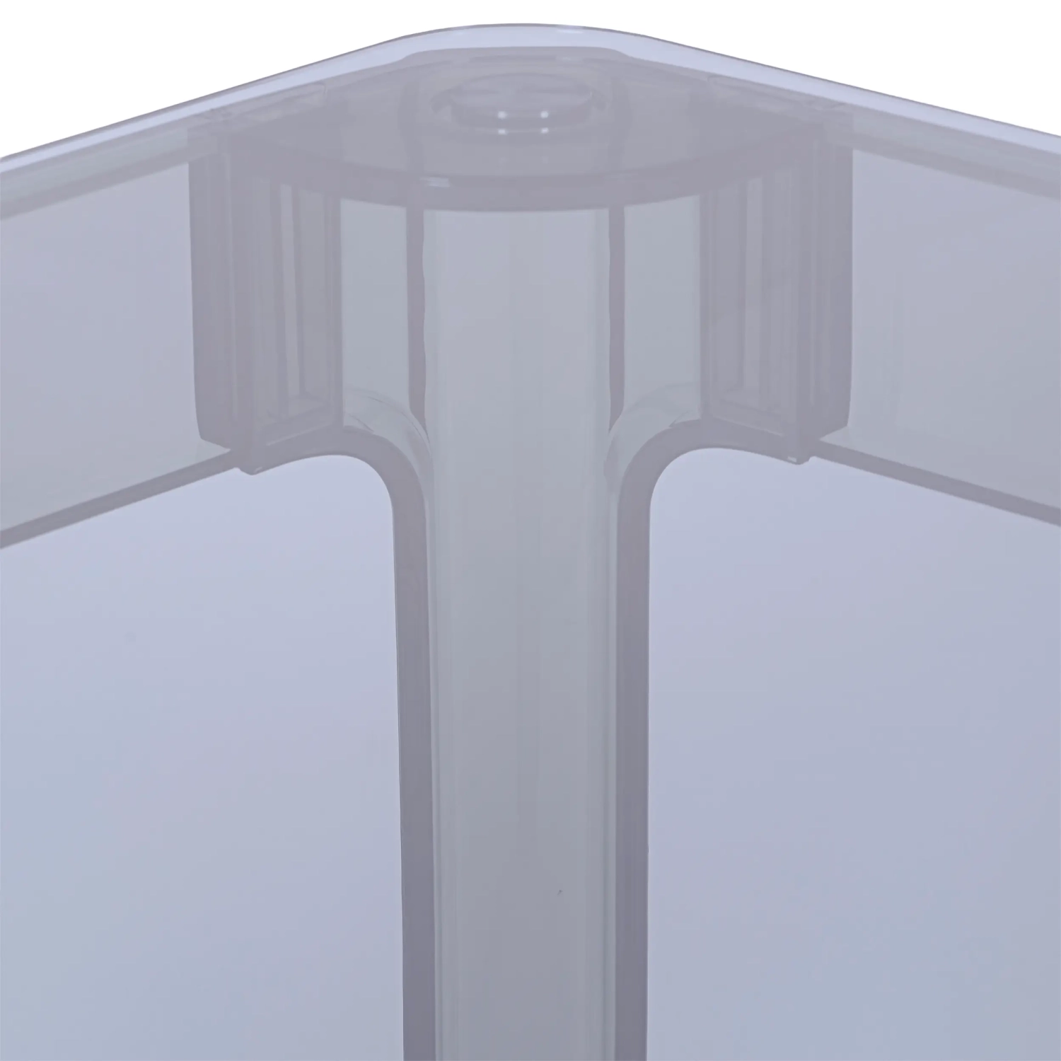 Ghost Kvadratiskt matbord 80 cm : Transparent Modern Design