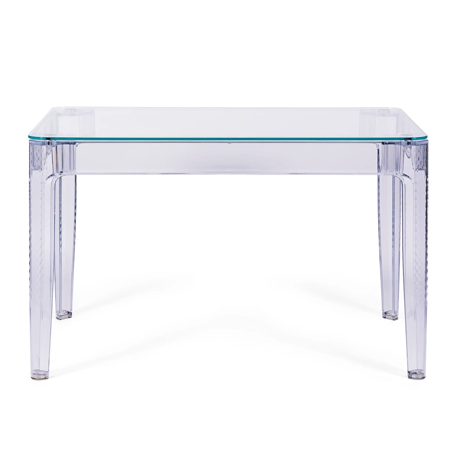 Mesa de Comedor Rectangular Ghost 120x80 cm | Diseño Transparente y Moderno