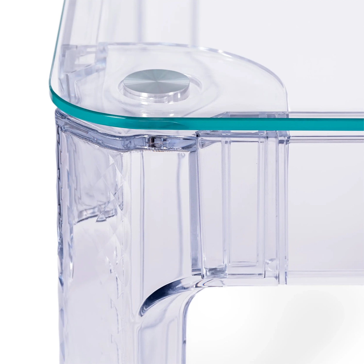 Mesa de Comedor Rectangular Ghost 120x80 cm | Diseño Transparente y Moderno