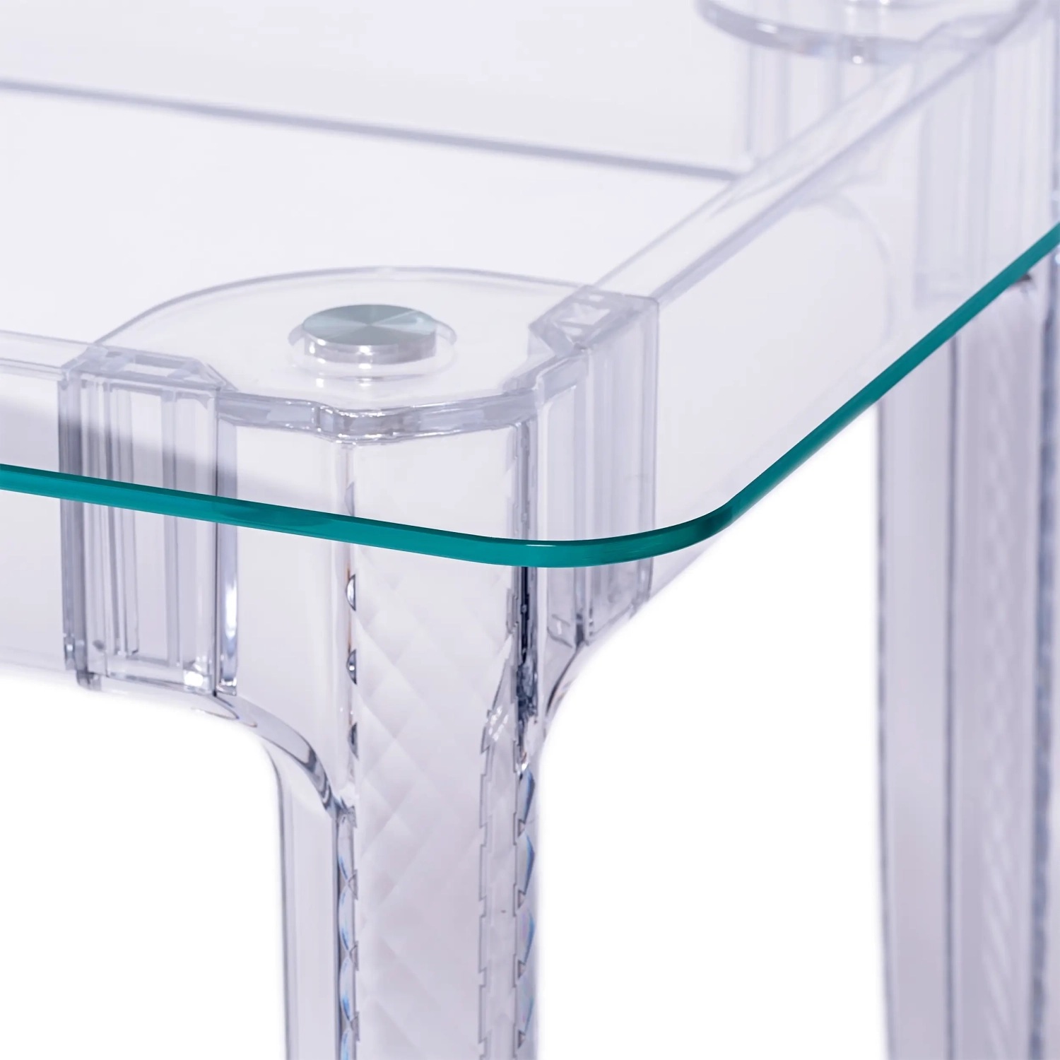 Mesa de jantar Ghost 140x80 cm | Design moderno e transparente