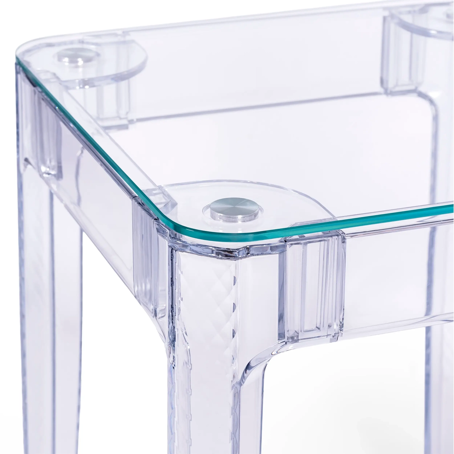 Ghost Square Table 60x60 cm | Transparent and Minimalist Design