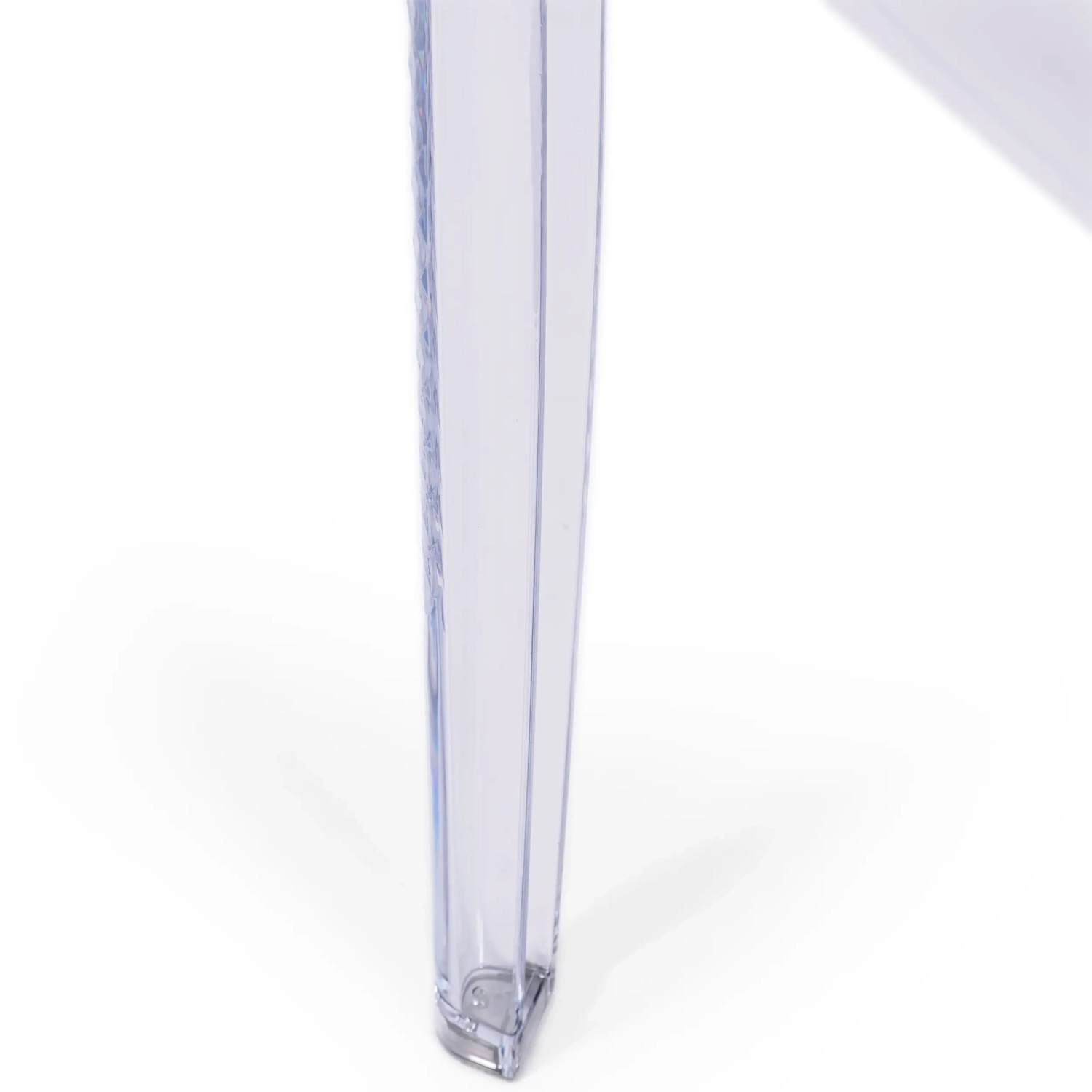 Ghost Square Table 60x60 cm | Transparent et design minimaliste