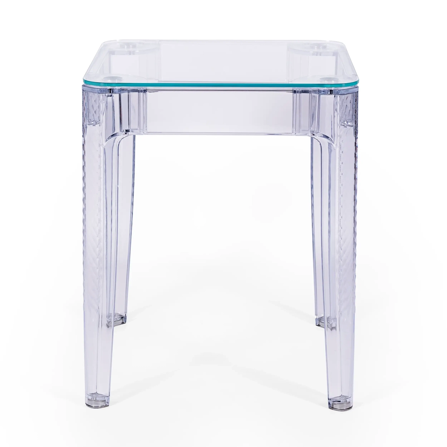 Mesa Ghost Cuadrada 60x60 cm | Diseño Transparente y Minimalista