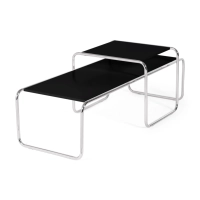 Replica van de Laccio Breuer zwarte salontafel