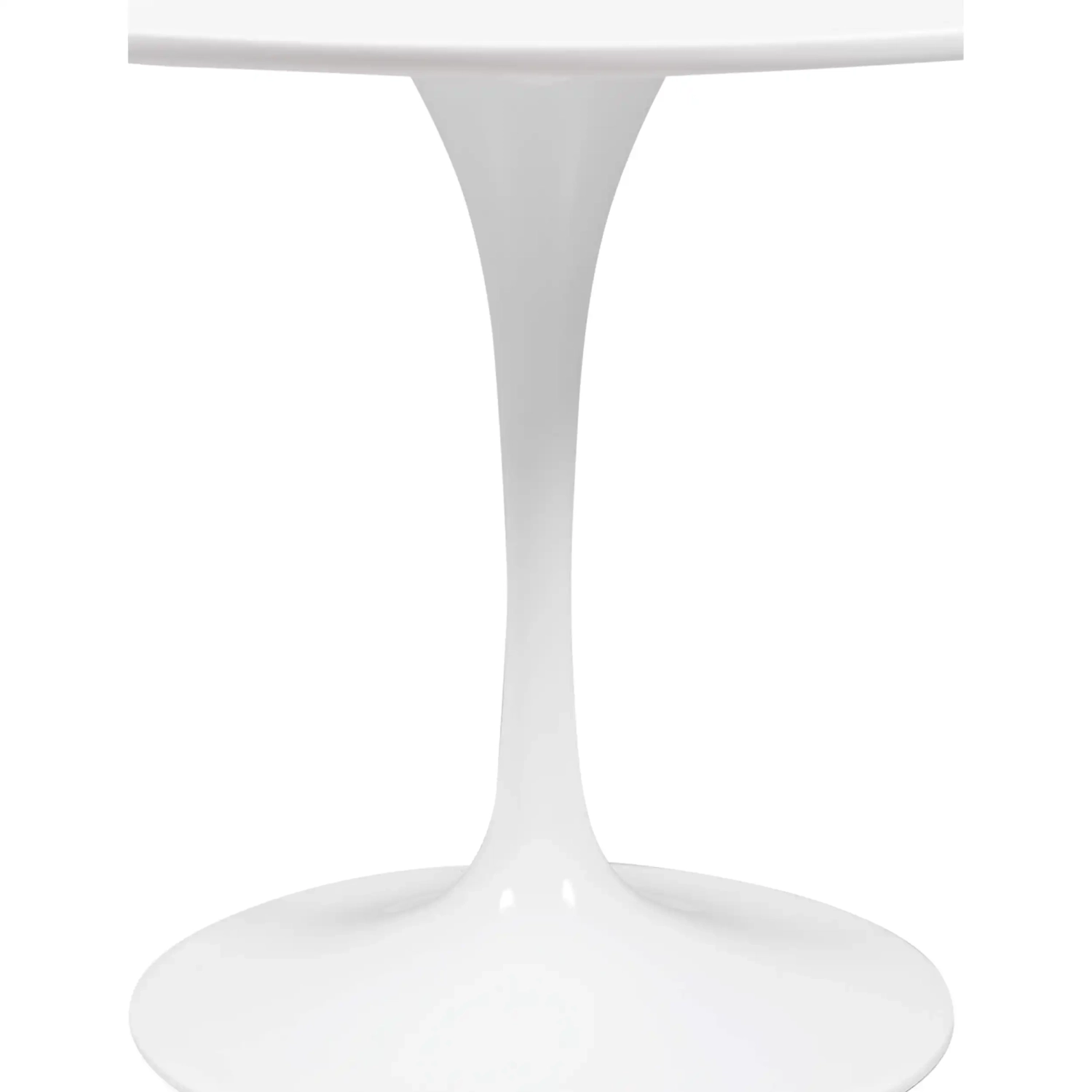 Dining Tulip 120cm Esstisch aus weißem MDF - Mobelarium