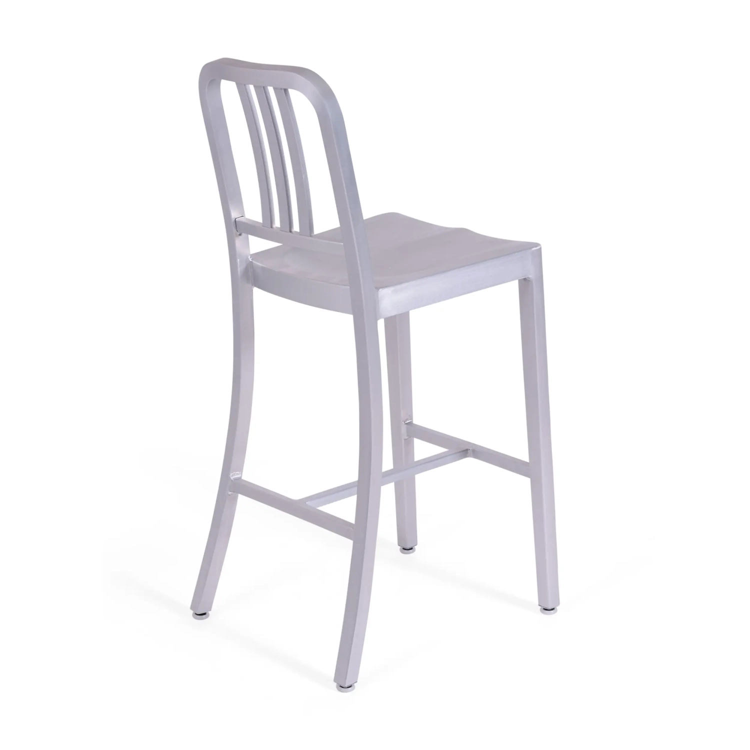 Barstol Navi Army 66 cm i aluminium | Stilren industridesign