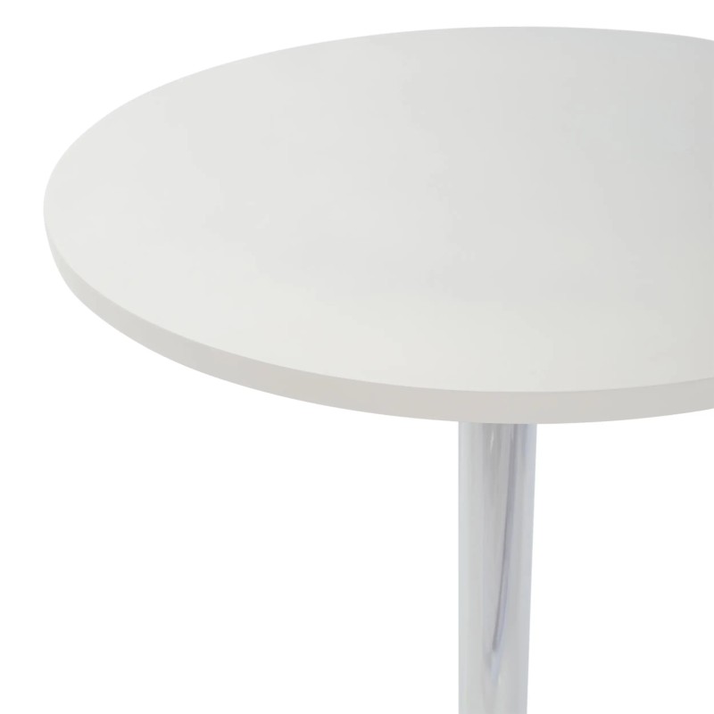 Hoge tafel Boom 60 cm - Moderne tafel met chromen onderstel voor keuken of bar