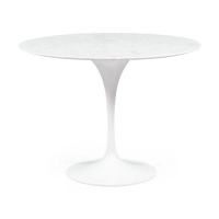 Inspiratie Tulip 100Ø Design Tafel in Carrara Marmer - Meubeldesign