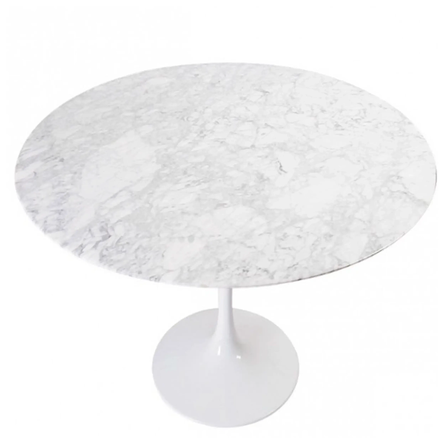 Ispirazione Tavolo design Tulip 120Ø in Marmo Carrara - Mobilie Design