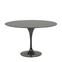 Inspiración mesa de comedor Tulip en mármol de marquina negro