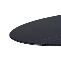 Tulpan soffbord i Marquina marmor - Marmorbord - Designmöbler