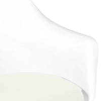 Stuhl Saarinen Tulip Arms mit Baumwollkissen - Designerstühle - Mobelarium