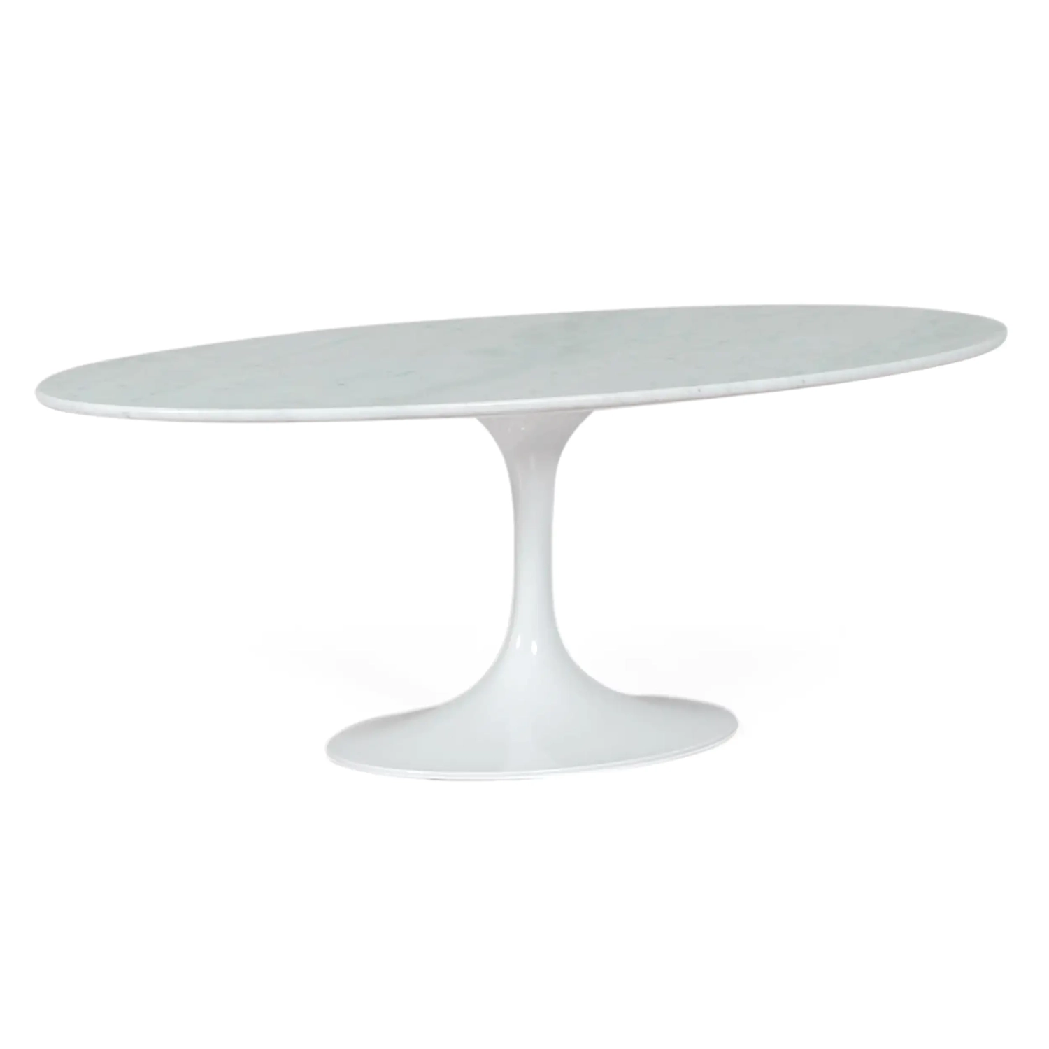 Soikea pöytä Tulip 199cm Carrara Marble | Italialainen valmistus | Saarinen Design | Saarinen Design