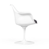 Stuhl Saarinen Tulip Arms mit Baumwollkissen - Designerstühle - Mobelarium