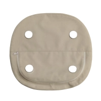 Copri cuscino per sedia Tulip Braccioli Cotone Copri cuscino in cotone | Ricambio in velcro lavabile