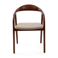 Warsow Nordic Silla de comedor de madera natural | Diseño elegante y confortable