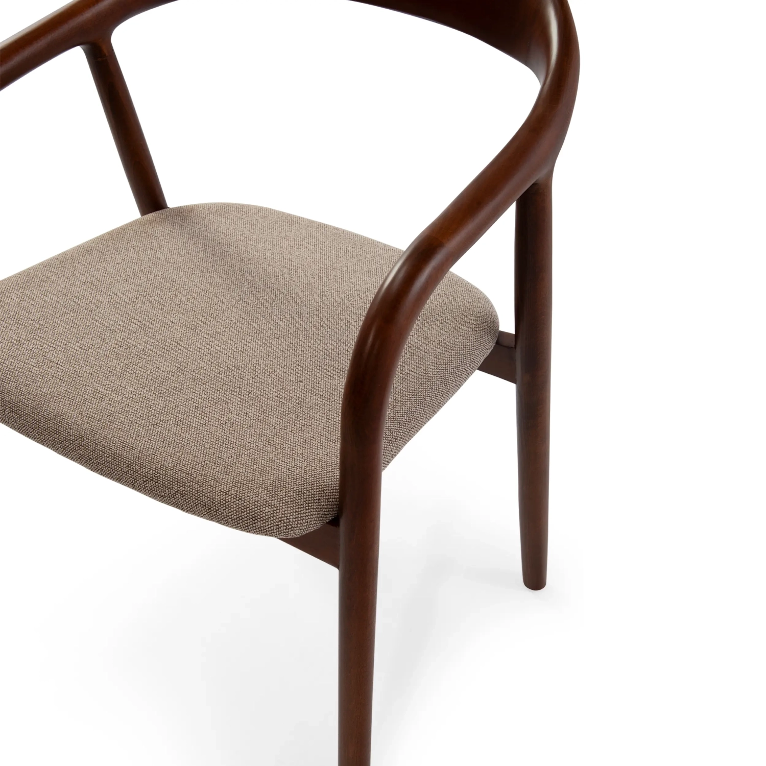 Warsow Nordic Krzesło do jadalni z naturalnego drewna | Elegancki i wygodny design