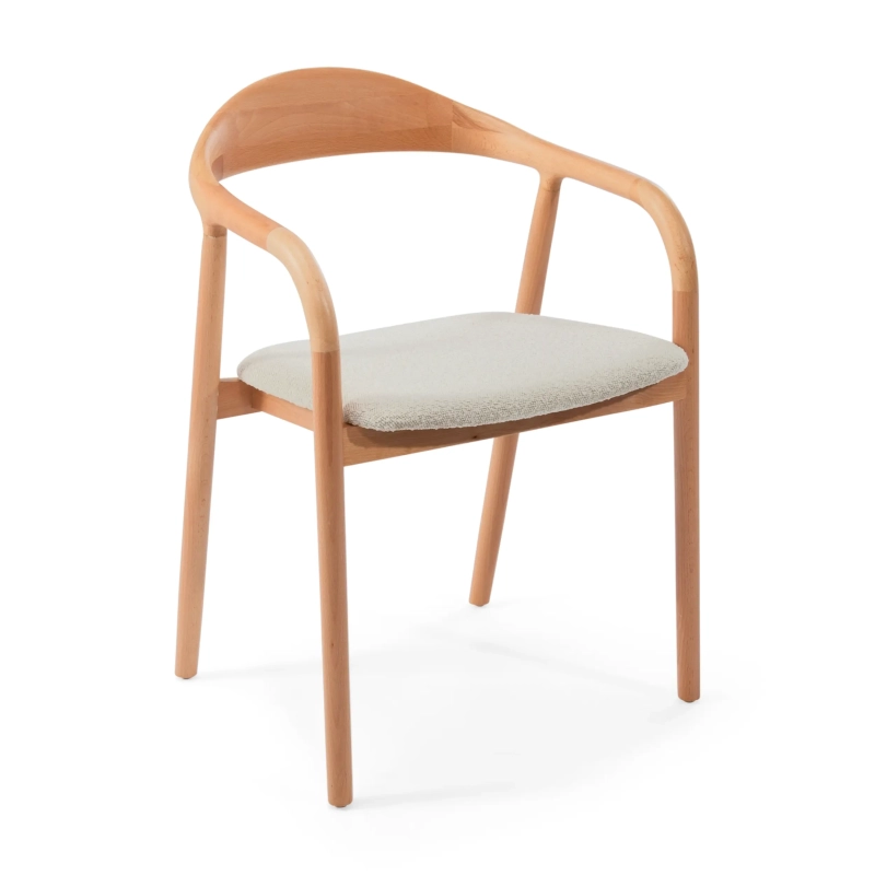 Warsow Nordic Matstol i naturträ | Elegant & bekväm design