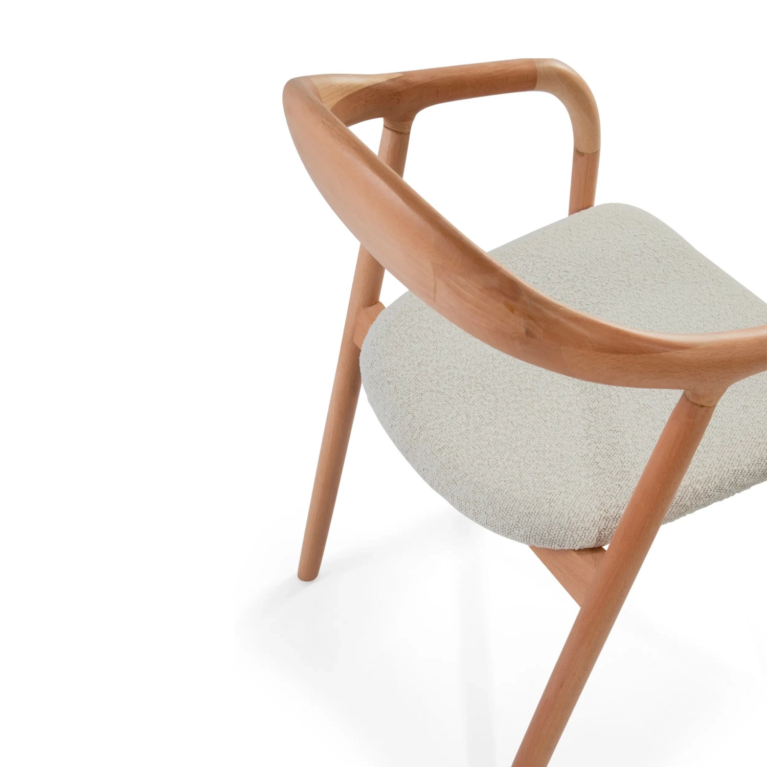 Warsow Nordic Esszimmerstuhl aus Naturholz | Elegantes & komfortables Design