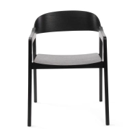 Chaise nordique en chêne avec accoudoirs Soho | Scandinavian Minimalist Design