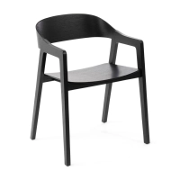 Chaise nordique en chêne avec accoudoirs Soho | Scandinavian Minimalist Design