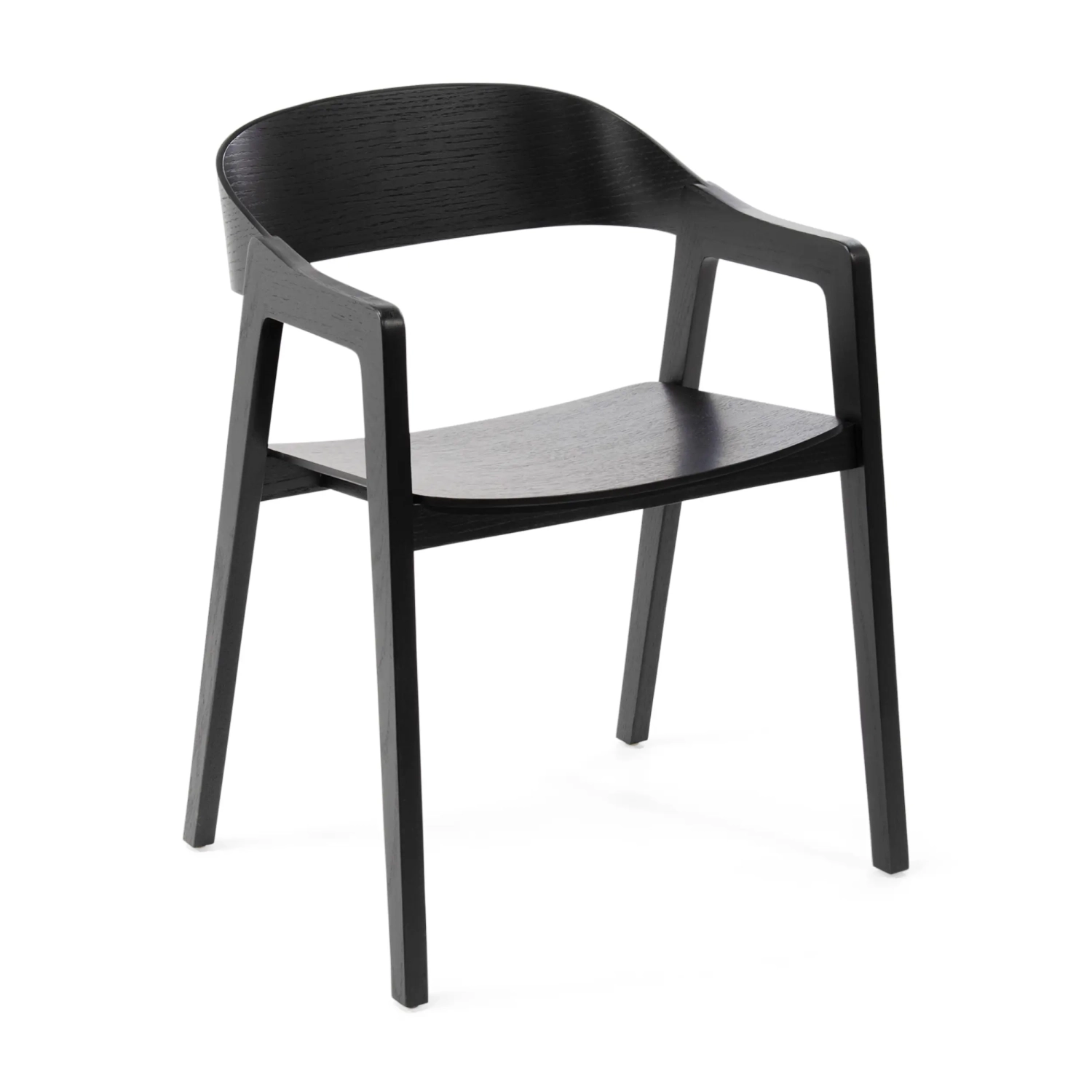 Stol i nordisk ek med armar Soho | Skandinavisk minimalistisk design