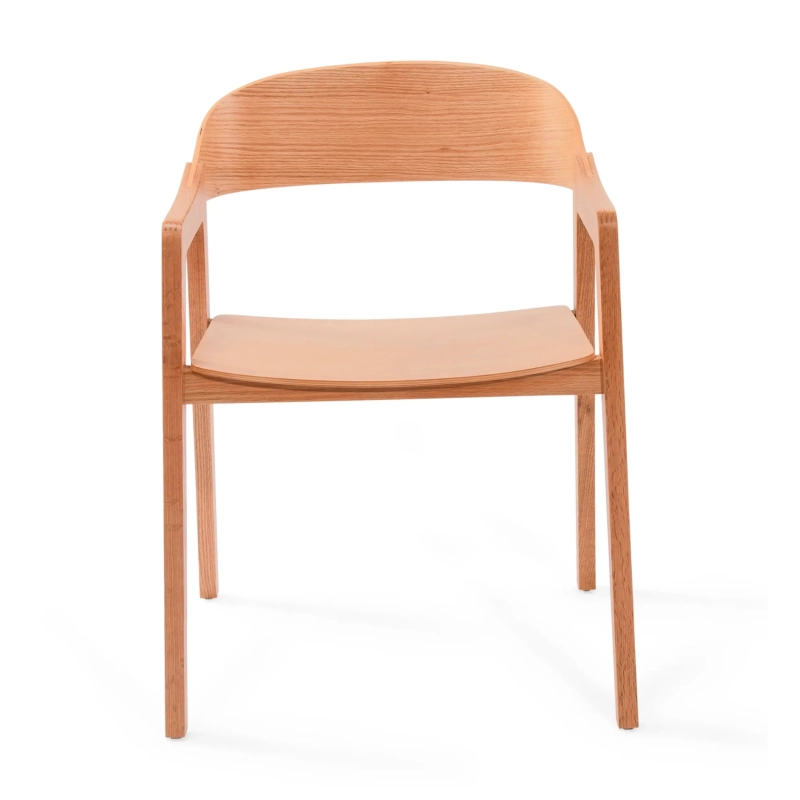 Scandinavische Eiken Stoel met Armen Soho | Scandinavisch Minimalistisch Ontwerp