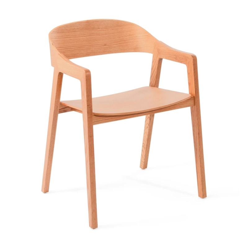 Nordic Oak Oak Chair with Arms Soho | Scandinavian Minimalist Design