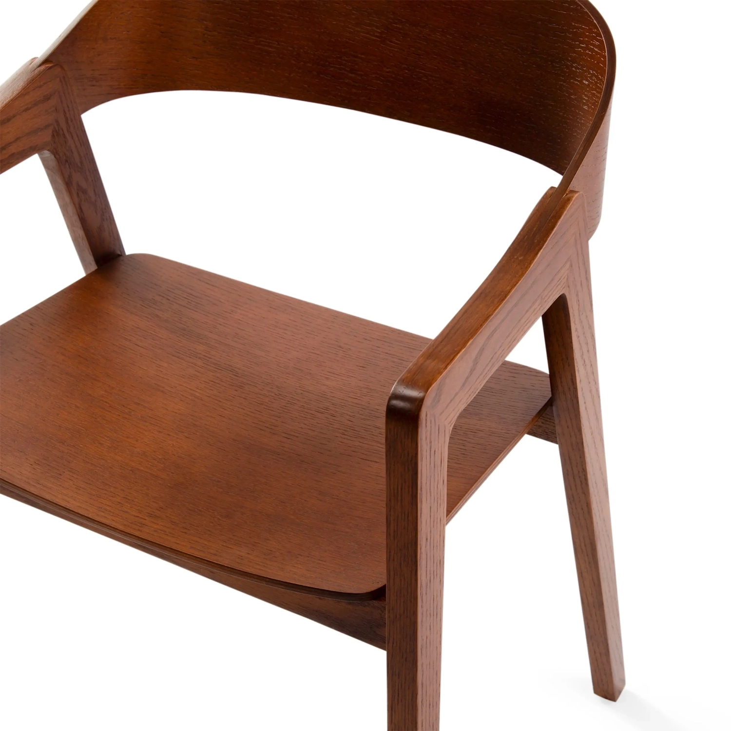 Stol i nordisk ek med armar Soho | Skandinavisk minimalistisk design
