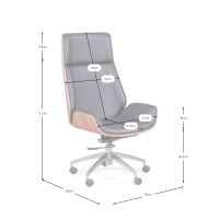 Pohjoismainen työtuoli - Nahkaiset työtuolit - Designhuonekalut