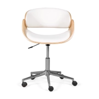 Chaise de bureau Burrow - Chaises de bureau en bois - Meubles Concept