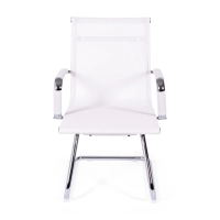 Stoel Mesh Lowback Fixed Edition | Ademende, moderne vergaderstoel