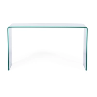 Konsolbord Ice Console : 12 mm klart härdat glas