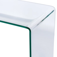 Mesa consola Ice Console | Cristal templado transparente 12 mm