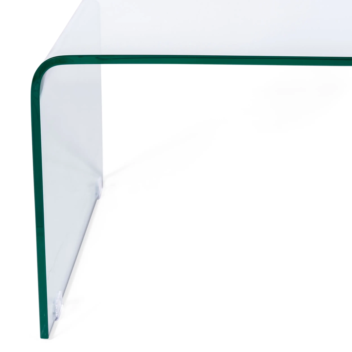 Table basse Coffee Ice : verre trempé transparent de 12 mm