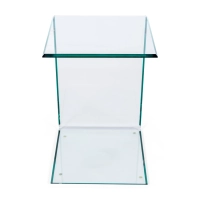 Ice Side Table | Table d'appoint et table basse en verre trempé
