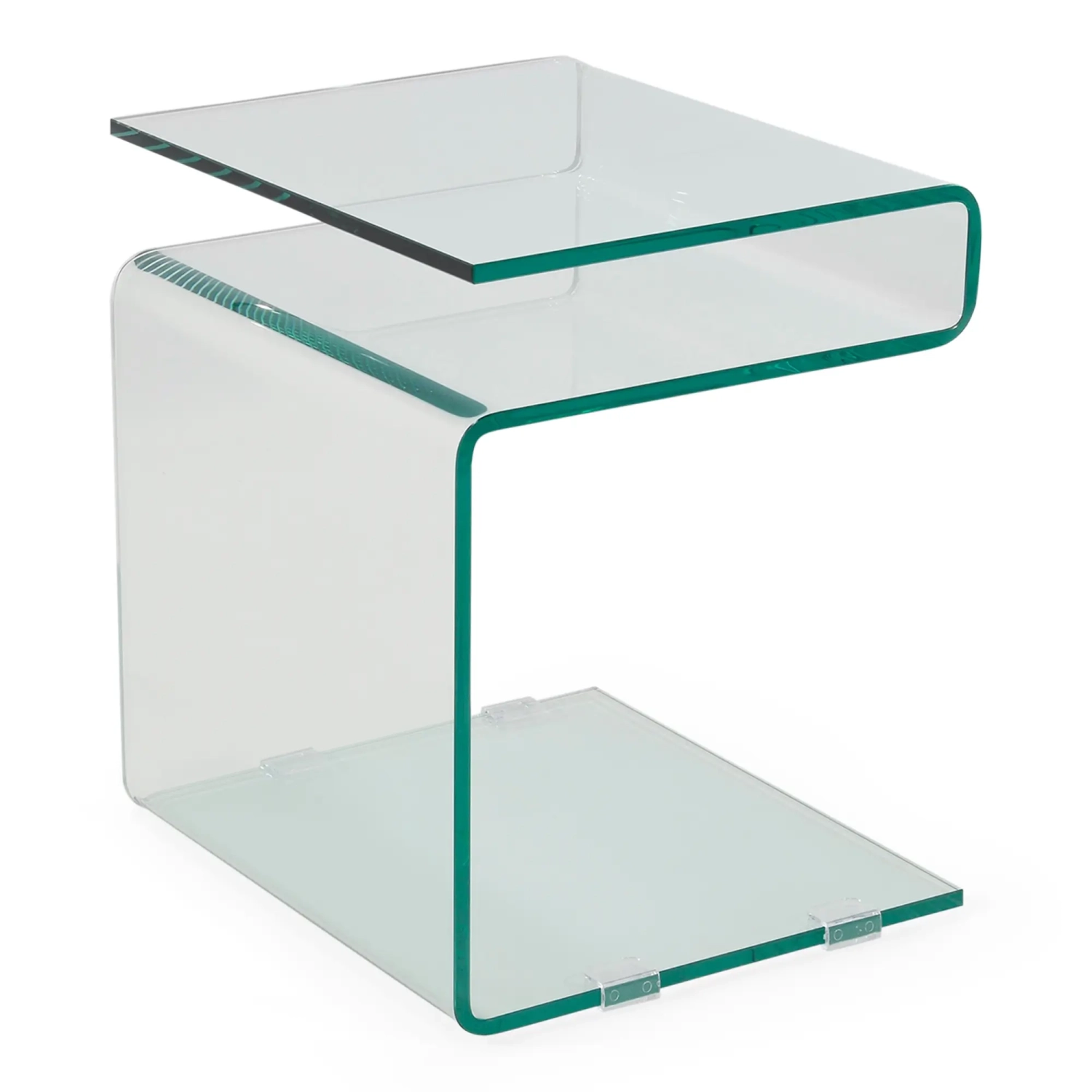 Winter Side Table | Beistelltisch und Couchtisch aus gehärtetem Glas