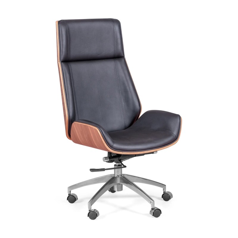 Sedia da ufficio nordica - Sedie da ufficio in pelle - Mobiliedesign
