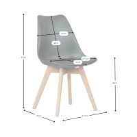 Tower Verona Chair : Ikonisches und modernes Esszimmerdesign skandinavisch